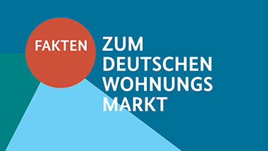 Grafik mit dem Text "Fakten zum deutschen Wohnungsmarkt"